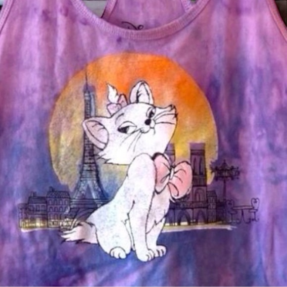 Disney Marie Tie Dye Tank (XL)  Aristocats Disney one of a kind cats - Picture 6 of 7